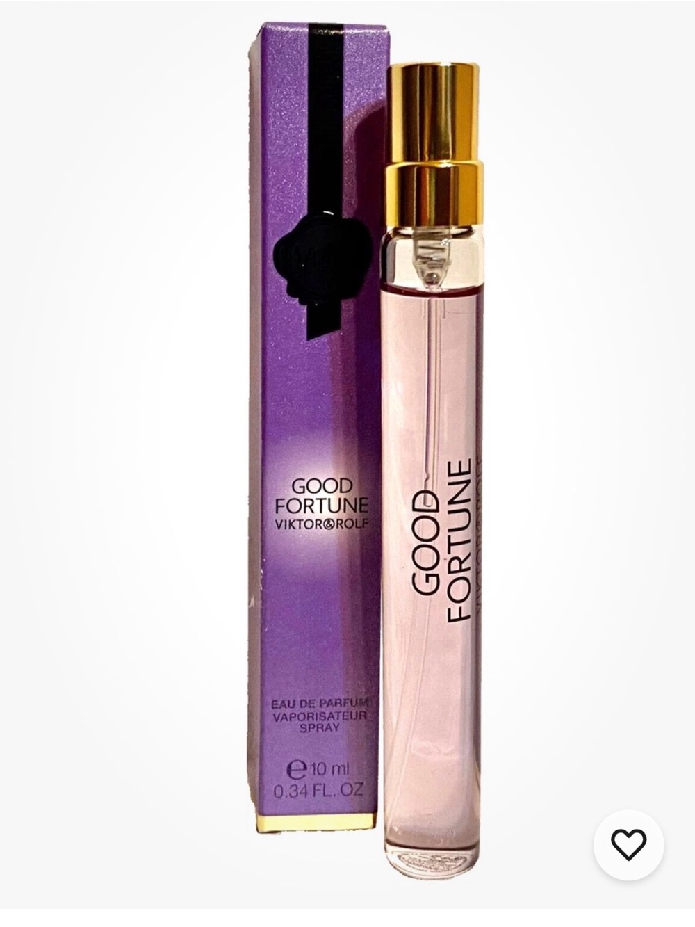 Viktor & Rolf  GOOD FORTUNE   Eau de Parfum Travel Spray 0.34 oz/10 ml NIB